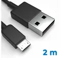 Justcom Sony Xperia Z5 Premium USB-Kabel, Micro-USB, USB-A (200 cm), Schnellladekabel, Datenkabel, Handy, Tablet