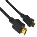 PremiumCord kphdmac3 HDMI cable HDMI Type A (Standard) HDMI Type C (Mini) Black (3 m) (KPHDMAC3)