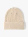 axy Beanie Kinder Winter Rippstrick Beanie Strickmütze Wintermütze 1-6 Jahren Kindermütze für Jungen Mädchen Kleinkind Unisex Unifarbe