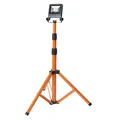 LED Arbeitsleuchte Stahl Orange OSRAM 4000K schwenkbar IP65 Strahler Terrasse
