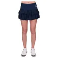 BIDI BADU Damen Crew Pleated Skort - Dark Blue, Größe:L
