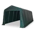 Weidezelt grün 3,3 x 6,0 m Plane 550 g/m² Weideunterstand  Weidehütte Stallzelt