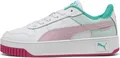 Puma Carina Street Jr White-Rose Mauve-Aquatic Größe EU 35,5