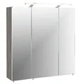 Schildmeyer Spiegelschrank 133076 Trient, 70.0 x 16.0 x 75.0 cm, esche grau Dekor
