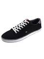 Tommy Hilfiger Herren Vulcanized Sneaker Schuhe, Schwarz (Black), 40