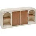 Sideboard 2-türig 8 Ebenen Sienna Beige H85 - Atmosphera Créateur D'Intérieur