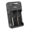ANSMANN Akku Ladegerät mit LED für 1-2 NiMH Akkus AAA AA & Li-Ion 3,6V/3,7V 18650 18500 18350 26650 22650 17670 17500 16340 14500 10440 Ladestation