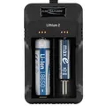 ANSMANN Lithium 2 Ladegerät für 1-2 Li-Ion Akku 3,6V, 3,7V mit LED-Ladestatusanz