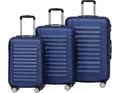 TRVLMORE Koffer & Trolleys - Koffer Set - Kofferset 3 Teilig Hartschale, Gepäck-Sets, Hartschalenkoffer Set, Reisekoffer Set, Koffer Set 3 Stück, Handgepäck Koffer 54x36x20cm Luggage, Blau