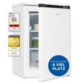 Exquisit Gefrierschrank GS581-051C weiss | Nutzinhalt: 85 L | 4-Sterne-Gefrieren | Türanschlag wechselbar | Standgerät