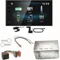 Kenwood DMX-125DAB USB DAB+ Bluetooth Einbauset für Golf 4 Passat 3B 3BG Lupo