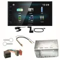 Kenwood DMX-125DAB USB DAB+ Bluetooth Einbauset für Golf 4 Passat 3B 3BG Lupo