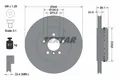 Bremssatz (2 Bremsscheiben) TEXTAR 92253925