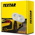 2X TEXTAR BREMSSCHEBEIBEN 345mm BREMSSCHEIBE ZWEITEILIG INNENBELÜFTET HINTEN