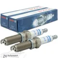 2x BOSCH YR7MPP33 Zündkerze 0 242 135 509 Double Platinum Mercedes R230 W221 SL