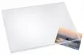 Läufer 43700 Durella transparent glasklar, durchsichtige Schreibtischunterlage 50x70 cm, transparente Schreibunterlage für hohen Schreibkomfort