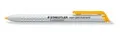 STAEDTLER Lumocolor 768 - Gelb - Rundspitze - Weiß - Gelb - Medium - 3 mm - Glas - Hartplatte - Leder - Metall - Papier - Kunststoff - Stein