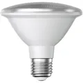 ledscom.de E27 LED Leuchtmittel, PAR30 kurzer Hals, warmweiß (2700 K), 12,9 W, 994lm, 42°, Reflektorspiegel (silber)