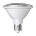 ledscom.de E27 LED Leuchtmittel, PAR30 kurzer Hals, warmweiß (2700 K), 12,9 W, 994lm, 42°, Reflektorspiegel (silber)