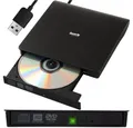 IZOXIS Externes Laufwerk CD DVD DVD-Player (brenner, Datenübertragungsrate mit bis zu 24x CD- und 8x DVD-Geschwindigkeit)