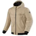 Revit Parabolica 2 Motorrad Zip Hoody, beige, Größe M für Männer