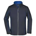 Ladies' Zip-Off Softshell Jacket 2 in 1 Jacke mit abzippbaren Ärmeln blau, Gr. XL