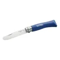 Opinel Kindermesser No 07 blau - Kindermesser - Schnitzmesser -  rund - rostfrei