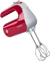 BOSCH Handmixer Styline MFQ40304, Edelst. Rührbesen/Knethaken, 5 Stufen, himbeerrot, 500 W, Turbostufe, leichtes Gehäuse, Made in Europe
