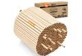 BEESI Insektenhotel 300x Nisthülsen aus Pappe 15 cm lang Durchmesser 6 UND 8 mm gemischt, (Set, 300-St), 8T x 20B x 15,5H cm