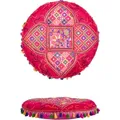 Orientalische Bodenkissen Sitzkissen Dekoration Bahri Pink