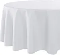 Delindo Lifestyle Tischdecke "WIEN" Gr. 6, weiß, B/L: 160cm x 220cm, 1 Stk., oval