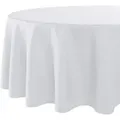 Delindo Lifestyle Tischdecke WIEN (1-tlg), Fleckabweisend, pflegeleicht, 180 g/m2 weiß oval | 160 cm x 220 cm