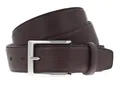 Vanzetti 35mm Cambered Full Leather Belt W110 Gürtel Dark Brown