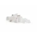 Danicom - CAT6a Stecker RJ45 geschirmt mit Hilfsstück - für Flexibel - 10 Stück