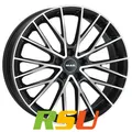 4x MAK Speciale black mirror 9x21" ET25 LK5 112 ML 66.45 Alufelgen 21 Zoll