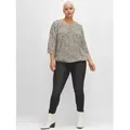 Sheego Klassische Bluse Tunika beige 50 EU