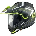 Arai Tour-X5 Trail, Endurohelm - Matt Schwarz/Grau/Neon-Gelb - S