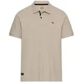 camel active Poloshirt camel active Herren Polo-Shirt Beige ? Kurzarm Poloshirt aus Baumwolle beige|braun 5XL (64)