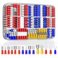 Kabelschuhe Kabelklemmen Crimpverbinder Set 368 Stück Elektroteile