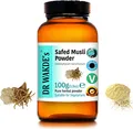 DR WAKDE'S Safed Musli Pulver (Chlorophytum borivilianum) - 100 g (3,5 Unzen) | Rein, Raw & Getrocknetes Pulver | Ayurveda-Kräuter | Vegan | Nichts hi