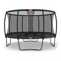 BERG Trampolin Champion Regular 430 Grey mit AirFlow Pro inkl. Sicherheitsnetz Deluxe