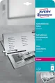 AVERY Zweckform 3482 Transparente Folien für Laserdrucker und Kopierer (25 selbs