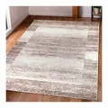 OTTO home Teppich Beldre, rechteckig, Höhe: 9 mm, mit besonders weichem Flor, Kurzflor, modernes Design, mit Bordüre beige 200 cm x 300 cm x 9 mm