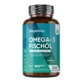 Omega 3 kapseln 2000mg Fischöl mit 1100mg Omega 3 660mg EPA440mg DHA pro Portion