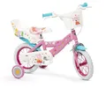 Kinderfahrrad Peppa Pig 12 Zoll mit Stützrädern Korb Puppensitz 3-5 Jahre