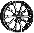 Mak Asphalt black mirror 8x18 ET32 - LK5/110 ML65.1 Alufelge schwarz