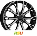 MAK Asphalt black mirror 8x18" ET32 LK5 110 ML 65.1 Alufelgen 18 Zoll