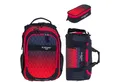 ELEPHANT Schulrucksack Hero Signature Schultasche (Set, 3-tlg., 3 Teile Rucksack Sporttasche Mäppchen Box), Softcase Schulranzen Schulmappe +rsm