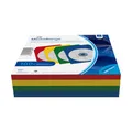 MediaRange BOX67 Papiertaschen für 1 Disc, mit Lasche und Sichtfenster, farbig s