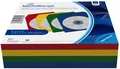 1000 Mediarange Papiertaschen mit Fenster für je 1 BD / CD / DVD farbig
